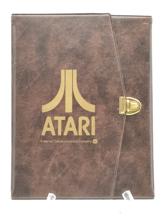 Atari Other - Vintage Atari 2600 Leatherette 3-Game Travel Case With 3 Games